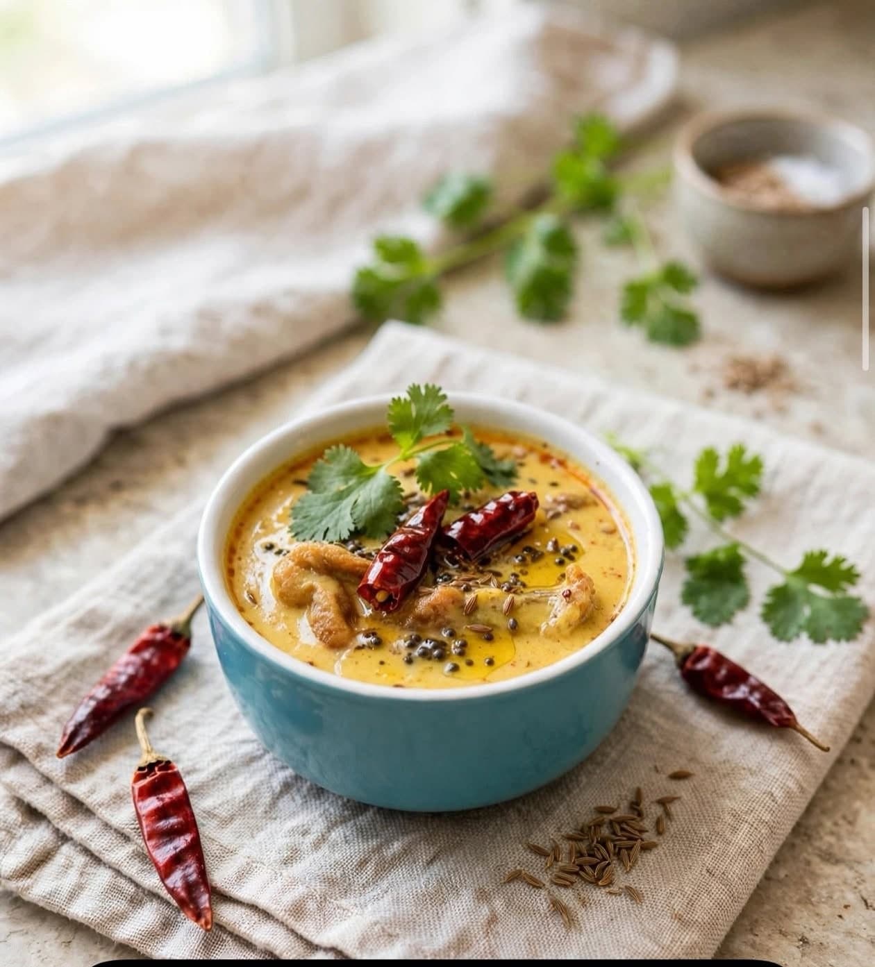 Punjabi kadhi pakora